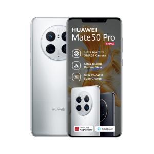 Huawei Mate 50 Pro in silver